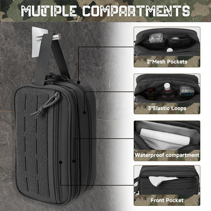 Tactical Toiletry Bag For Men Hygiene Bag Mens Shaving Kit Travel shower Makeup makeup pouch cosmetic organizer bags