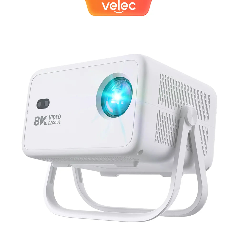 Velec 8K Video Decode Projector TP350 650 ANSI 1080P Auto Focus Android 14 H726 Portable Outdoor Smart Home Theater Projectors