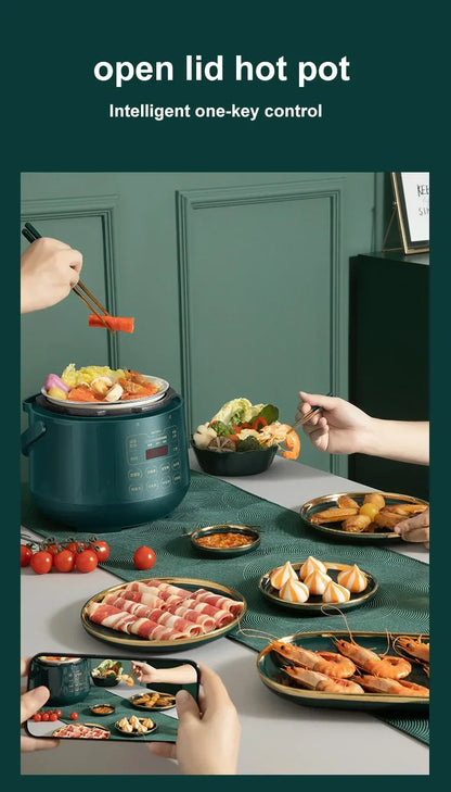 SUPOR 2.3L Electric Pressure Cooker Mini Rice Cooker Small Stainless Steel Electric Cooker High Quality Kitchen Appliances