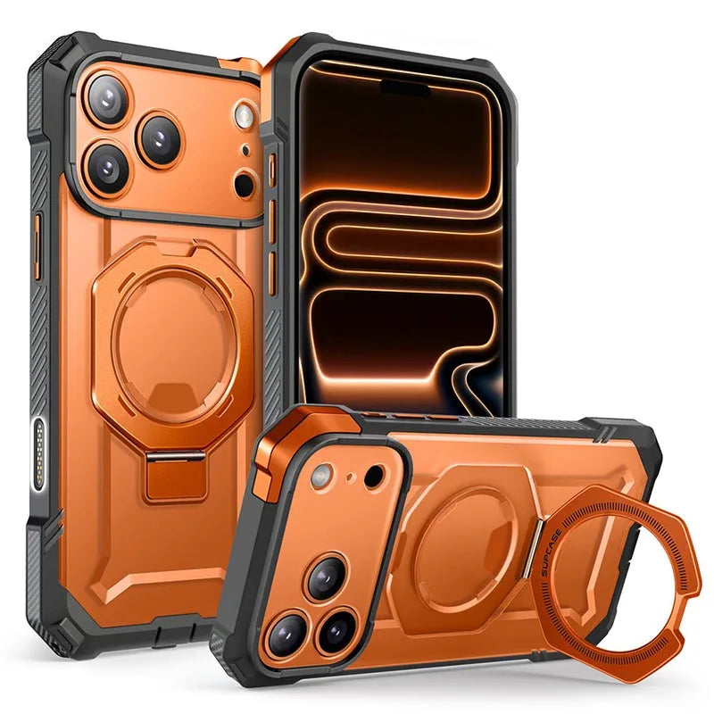 SUPCASE For iPhone 17 Pro Max Case with Camera Control Capture Button UB Grip Heavy Duty Rugged Magnetic Phone Case with Stand