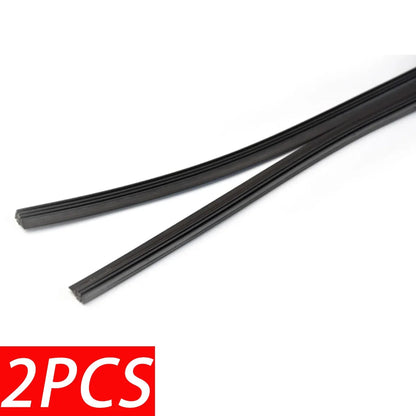 6mm Car Wiper Blade Replacement Strip Boneless Rubber Strip Frameless Wiper Rubber Strip Accessory 26 "28" 30 "32" Inch 2PCS