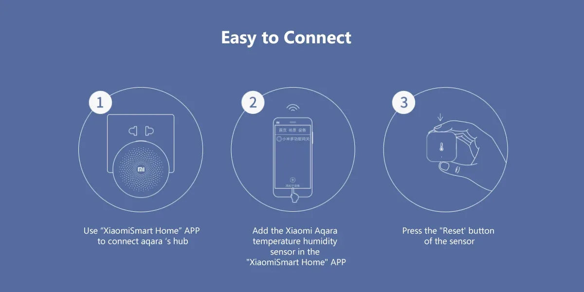 Aqara Temperature Sensor Zigbee Smart Air Quality Pressure Temperature Humidity Sensor Matter Smart Home for Apple Homekit APP