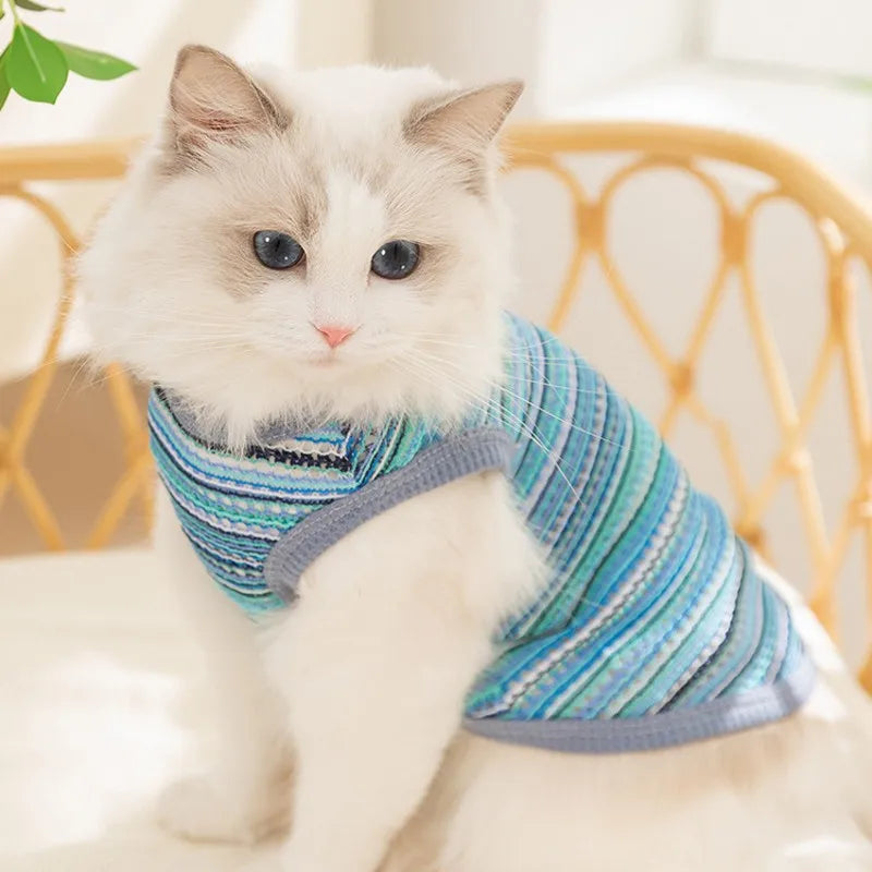 Breathable Mesh Pet Dog Vest Dog Summer Clothes Thin Cooling T Shirt Chihuahua Bichon Costume Cat Clothing Girls Puppy Shirt New