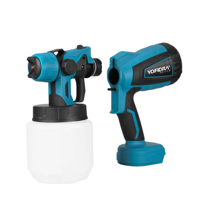 YOFIDRA 1000ML Electric Spray Gun Powerful Portable Paint Sprayer Cordless Furniture Coating Airbrush For Makita 18V Battery Pin