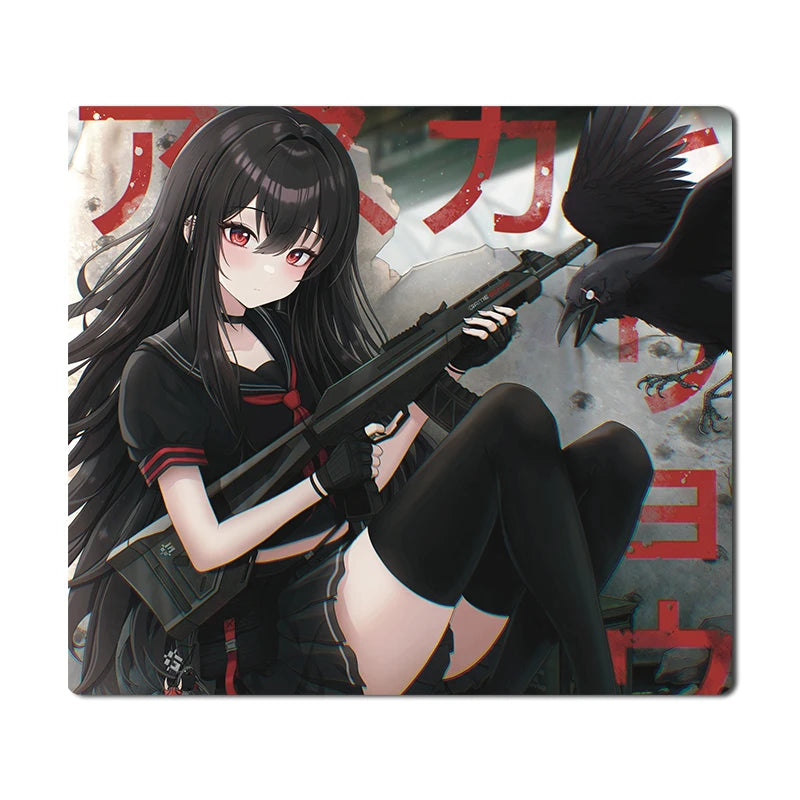 Skypad SORA YUME Glass Gaming Mouse Pad 260x210mm Smooth Frosted Surface Customize Mat FPS Office Esports Game Glass Mouse Pads