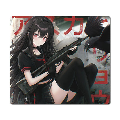 Skypad SORA YUME Glass Gaming Mouse Pad 260x210mm Smooth Frosted Surface Customize Mat FPS Office Esports Game Glass Mouse Pads