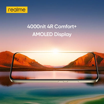 realme 15T 5G Smartphone NFC Dimensity 6400 Max Chipset Dual 50MP Cameras 6.57" 120Hz AMOLED Display 7000mAh Battery 60W Charge