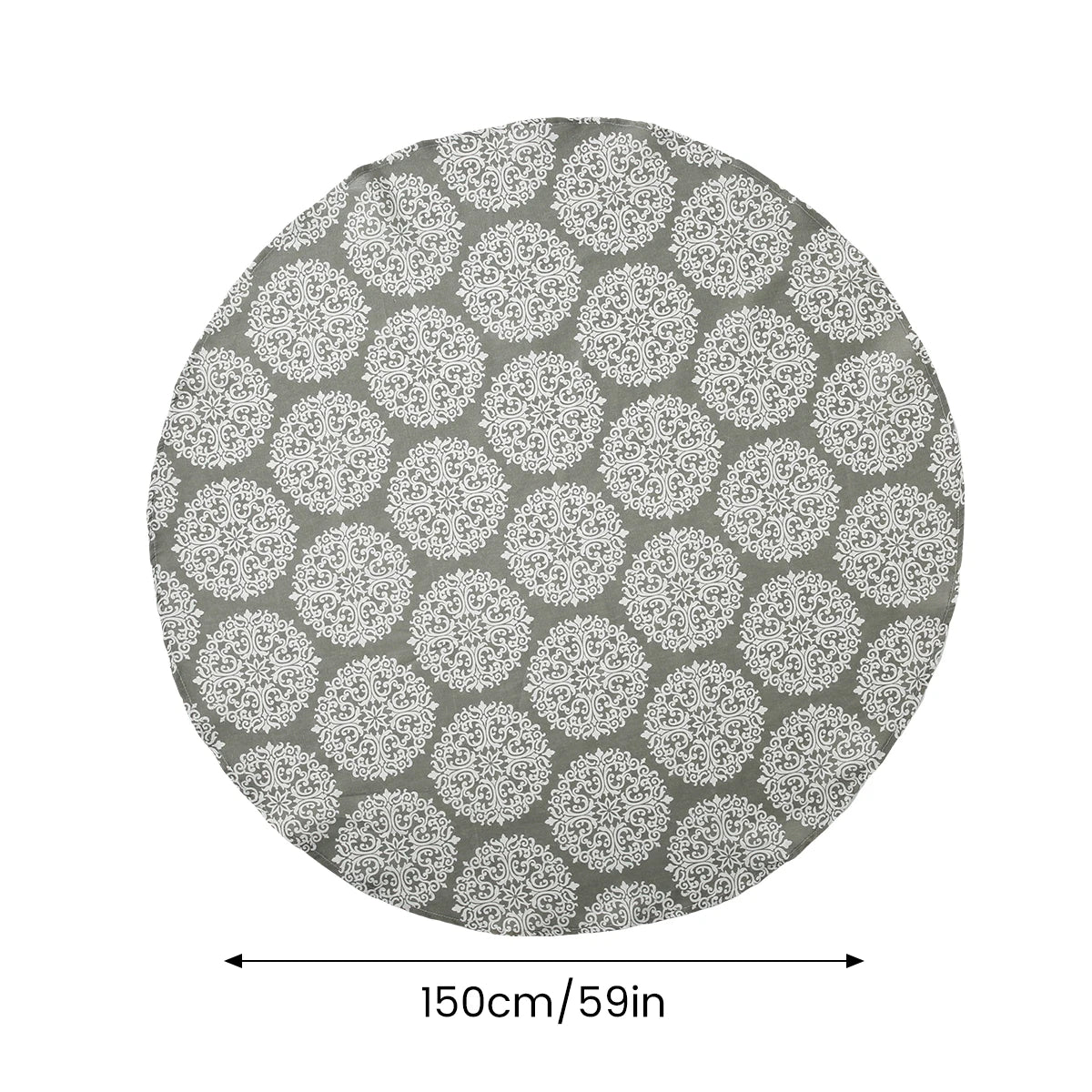 Round Tablecloth Washable Table Cloth Decorative Table Cover for Wedding Holiday Christmas Party Picnic Dining Room Table Covers