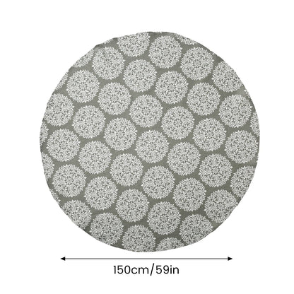 Round Tablecloth Washable Table Cloth Decorative Table Cover for Wedding Holiday Christmas Party Picnic Dining Room Table Covers