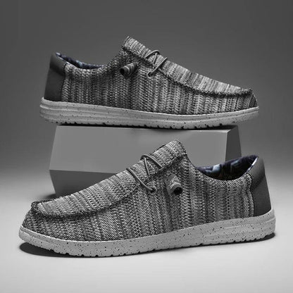 Men 2025 New Leisure Sneakers Spring Summer Breathable Lightweight Outdoor Canvas Shoes Large Size Men's Shoes Walking Loafers