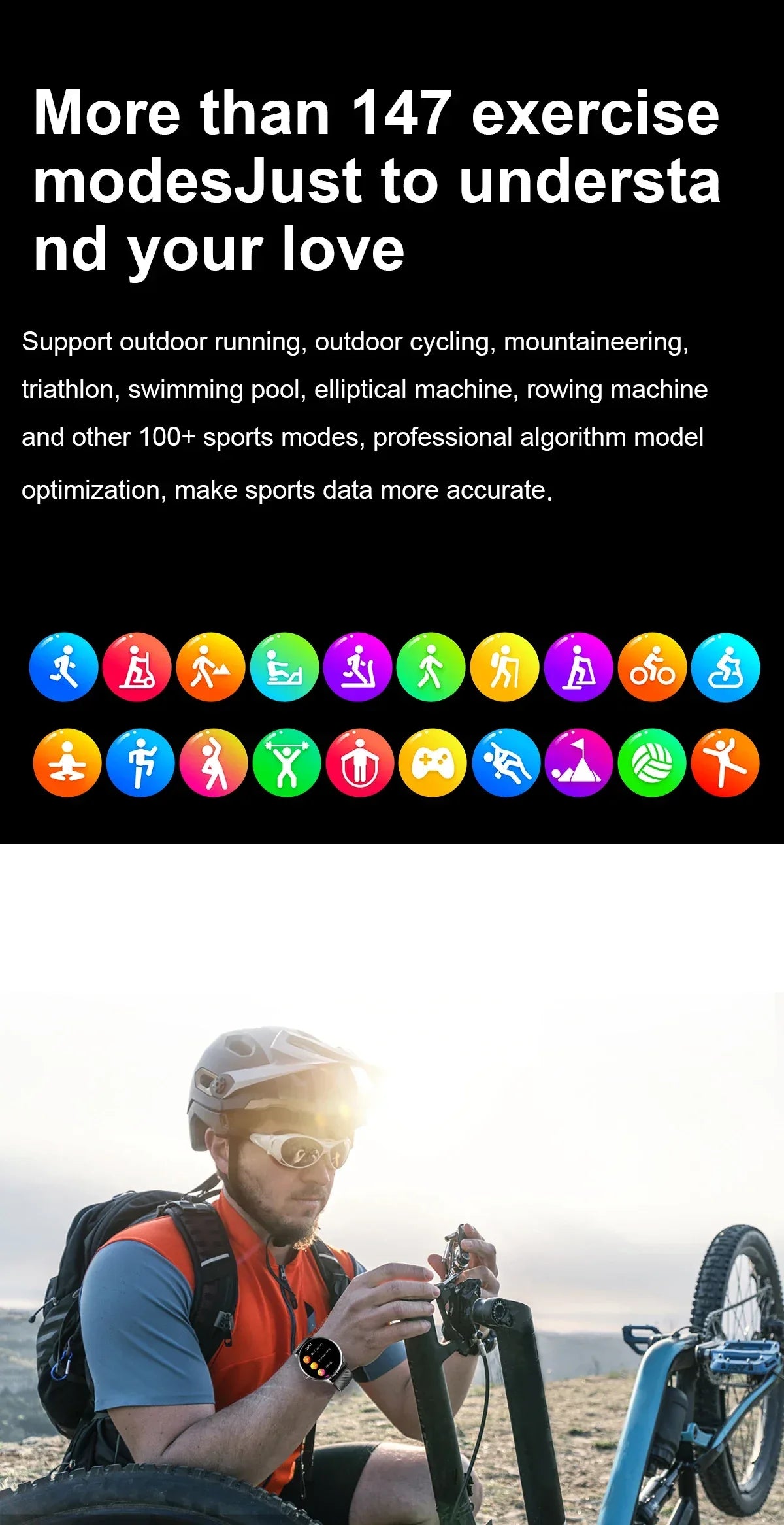 New Health Smart Watch ECG Heart Rate Blood Oxygen Blood Pressure Monitoring Bluetooth Call GPS Movement Trajectory Smartwatches