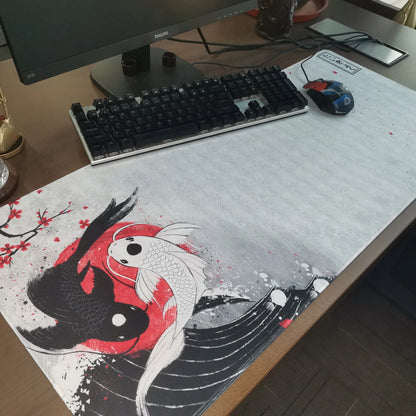 Fish Mouse Pad Gaming Mousepad Mat Gamer Mouse Mat Keyboard Mat Desk Mat Carpet Mausepad XXL For Computer Laptop Pad