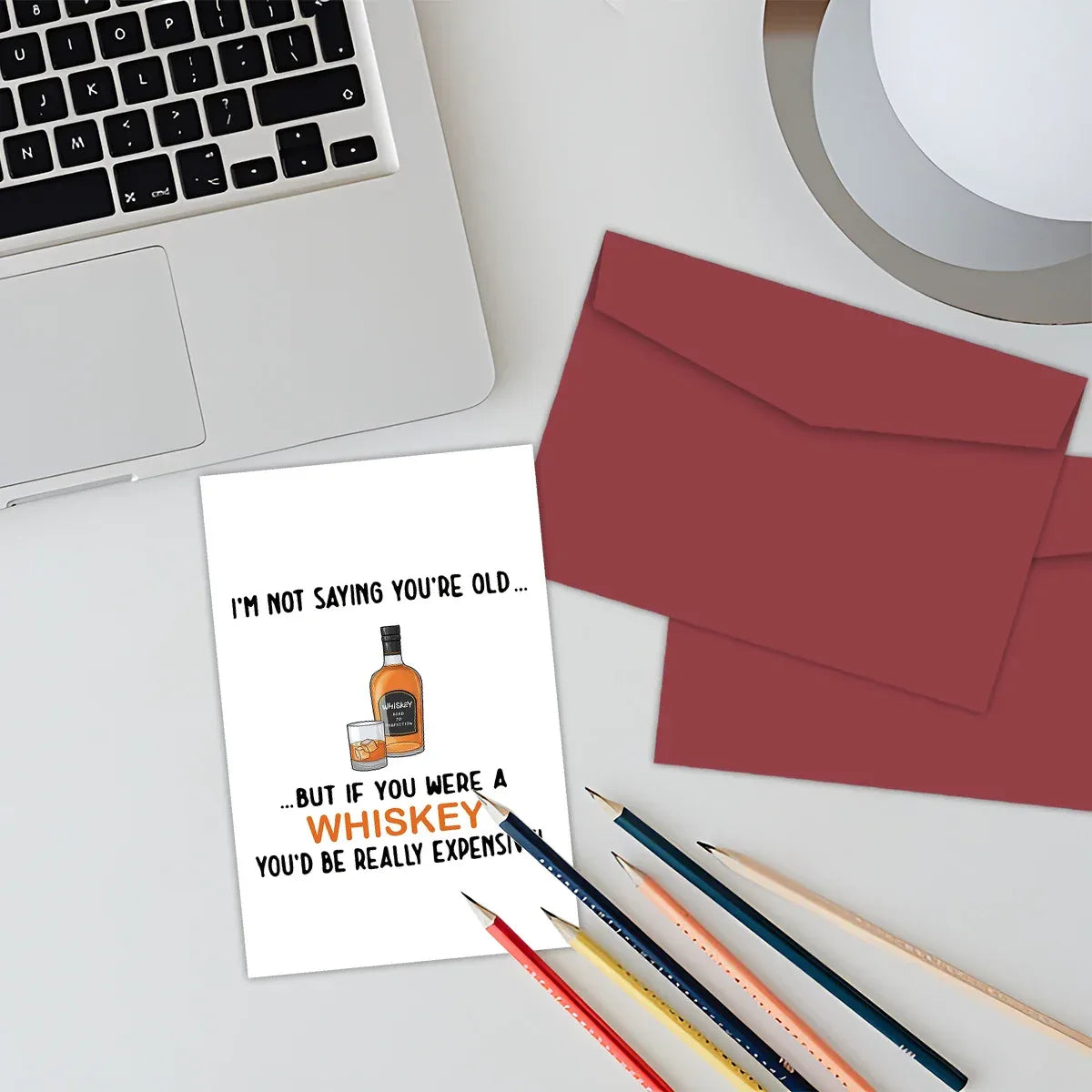 Funny Birthday Card for Father,But If You Were A Whisky You'd Be Really Expensive!,Birthday Greeting Card for Dad Friend,Family