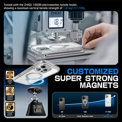 SUPCASE For iPhone 16 Pro Max Case with Camera Control Capture Button UB Mag Stand Series Slim Clear Magnetic Phone Case