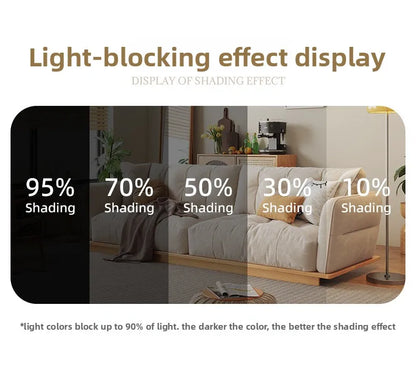 Modern Simple New Solid Color High-precision Short Curtain Finished Blackout Curtain Kitchen Partition Curtain Coffee Curtain.