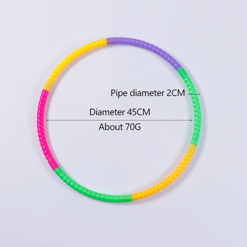 Sport Removable Color Hoop Equipment For Children Portable Exercise Plastic Fitness Training Circle Children's Best Gifts