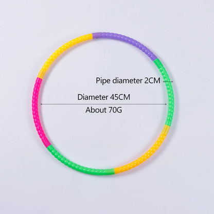 Sport Removable Color Hoop Equipment For Children Portable Exercise Plastic Fitness Training Circle Children's Best Gifts
