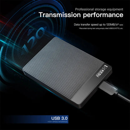 KESU External Hard Drive USB3.0 Portable 250gb/500gb/1tb/2tb High-Speed Storage Device for PC/Laptop, File Backup & Data Storage