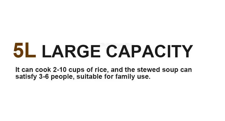 Olayks Electric Pressure Cooker 5L Non-Stick Liner 70KPa Multi Rice Cooker For 5-6 Person Home Appliances OLK-50D1