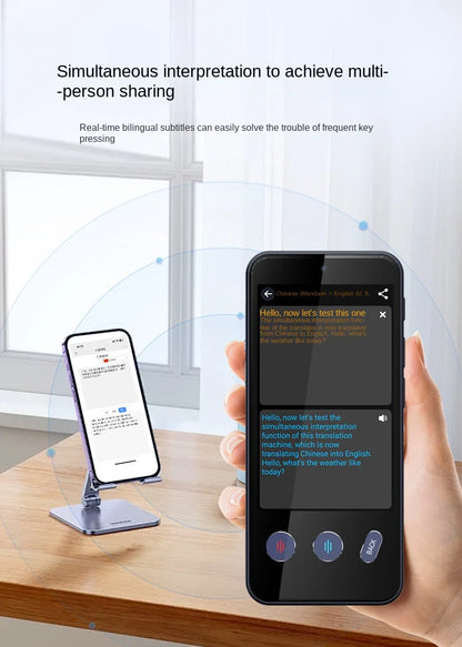 Smart Translator Z9 Global Languages Voice Intelligent Online Translation Machine Speech Translate Device Support 4G SIM Card