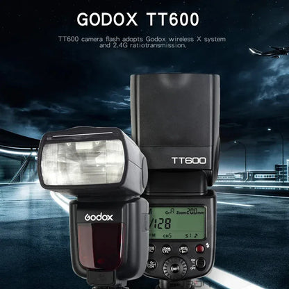 Godox TT600/TT600S Camera Flash Speedlite GN60 Built-In 2.4GHz X Wireless Radio System On Camera Flash  for Sony Nikon Fuji
