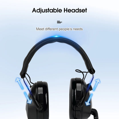 Retevis KM Headset with Noise Reduction Rotatable Boom Microphone for Baofeng UV-5R Quansheng UV K5 UV K6 UV K58 Walkie Talkie