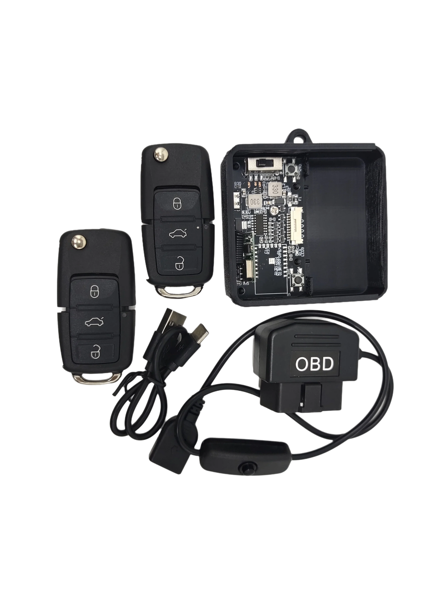 Car Key Universal Adapter Box OBD Plug  KEYDIY Remote Control Duplicator 433.92MHz Code Grabber Clone Gate Key Fob Command Hand