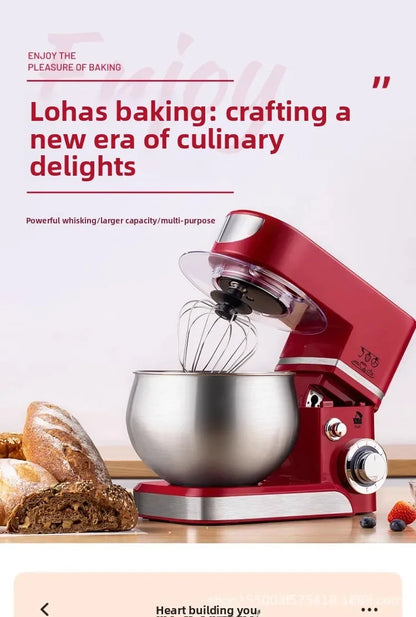 110V/220V Dragon Stand Mixer Small Household Multi-function Dough Kneader Cream Whisker Automatic LAB