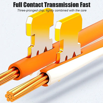 SAMZHE Cat5e RJ45 Modular Plug 8P8C Connector for Ethernet Cable,Gold Plated CAT 5e Gigabit Bulk Ethernet Crimp Connectors