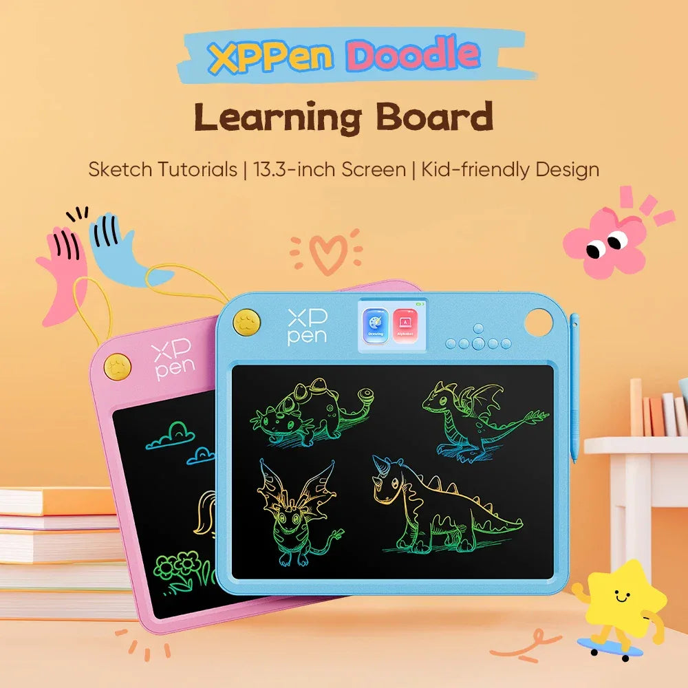XPPen Deco LW Graphic Digital Tablet Drawing Pen Tablet Wireless Bluetooth V5.0 Tilt Supported Battery-free Stylus 8192 Levels