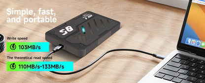 HDD 2.5'' Portable External Hard Drive 1tb/500gb/750gb /500gb/320gb/250gb/160gb USB3.0/3.1 for Laptop PC MacBook PS4 PS5 Xbox