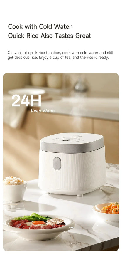 2.5L Electric Rice Cooker Titanium Liner for 2-3 People Mini MultiCooker Smart Steamed Rice Kitchen Machine 220V