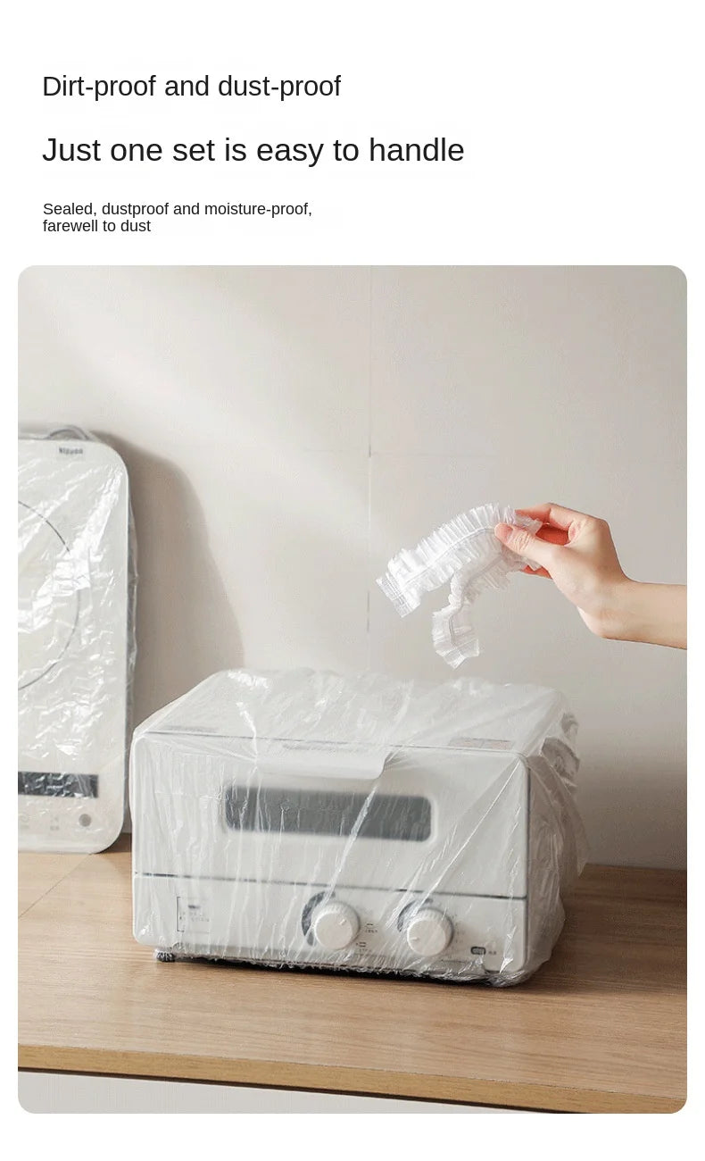 3636 Disposable Dust Cover Household Appliances Extra Large Thickened Fan Rice Cooker Microwave Oven Universal Transparent Cover