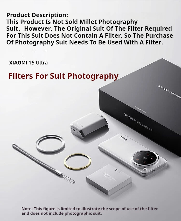 WalkingWay for XiaoMi 15 Ultra Phone Lens Filters 67mm Phone Filter Set 13/14/15 Ultra General ND CPL GND Soft Star Flare Filter