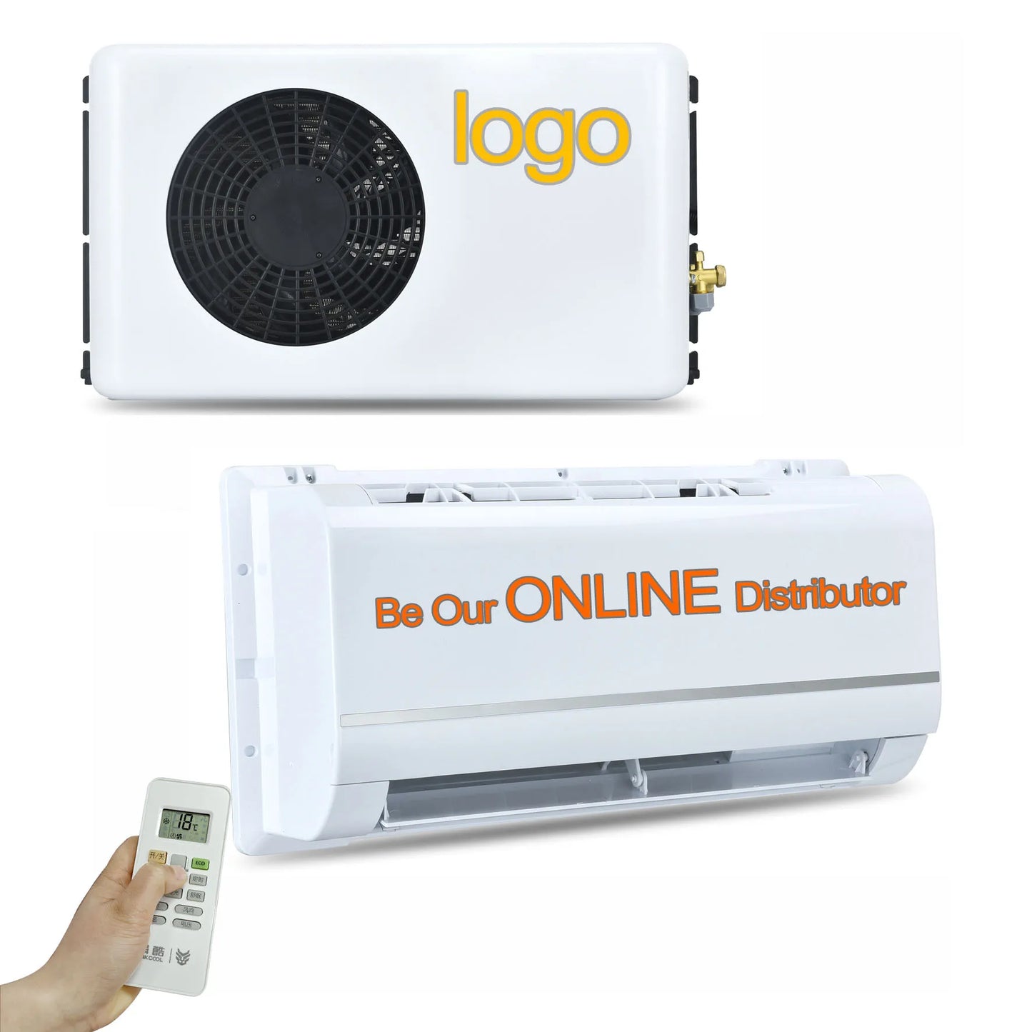 Split Air Conditioners For Van Tractor Cab Air Conditioning Unit Electric Ac For Car With Factory Price