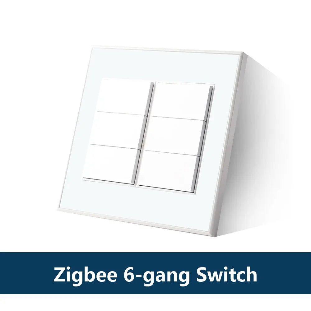 Zemismart Zigbee Interrupter 1 2 3 4 6 Gangs Light Switch Brazilian Wall switches Work with Tuya Smart Life Alexa Google Home
