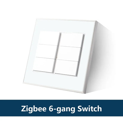 Zemismart Zigbee Interrupter 1 2 3 4 6 Gangs Light Switch Brazilian Wall switches Work with Tuya Smart Life Alexa Google Home