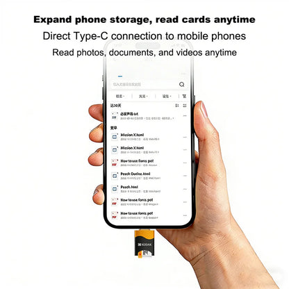 NEW KODAK T330 Micro SD Card Reader Type-C TF Memory Card High-speed OTG Adapter Suitable for Mobile Phones Tablets and Computer