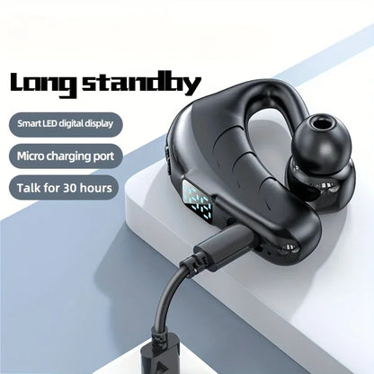 Wireless P13 Pro LED Digital Display Business Earphone Long Standby Sport Wireless 5.2 Headphone HiFi Subwoofer For Phones