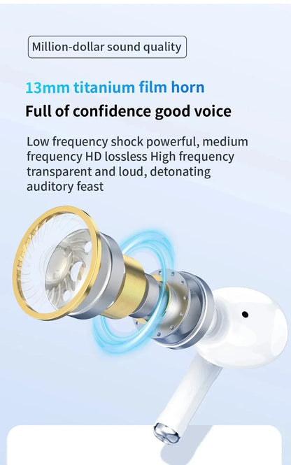 Air pro5 Earphones TWS Max Wireless Bluetooth In Ear Earbuds Sport Noise Cancelling Headset For iPhone Xiaomi Huawei Headphone