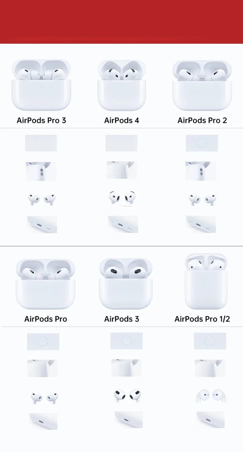 2026 Airpod Leather Soft Case for Airpods4 1 2 3rd Generation Protective Case for Airpodspro3 Pro2 Bluetooth Headset Case