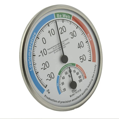 Thermometer Hygrometer Thermo Analog Humidity Indoor Climate Control Home Office Outdoor Garden Restaurant Measuring Tool