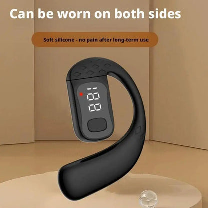 Wireless Bluetooth 5.4 Earphone Long Standby Ear Hook,Business HD Calling Mic Surround Sound Waterproof Earbud Outdoor