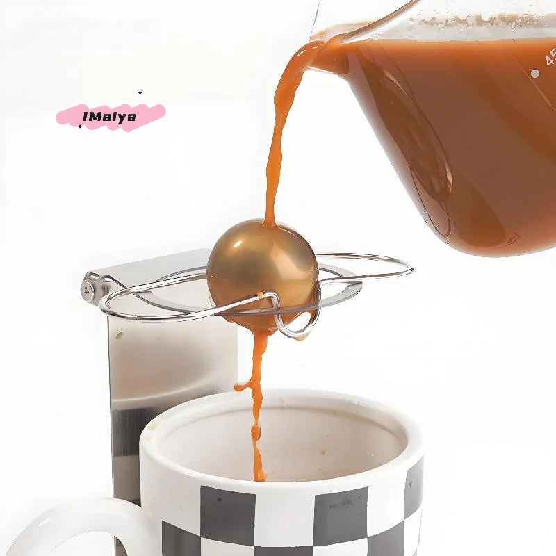 Stainless Steel Espresso Chilling Ball - Quick Cooling Ball for Espresso Machines Essential Accessory for Baristas Coffee Lovers