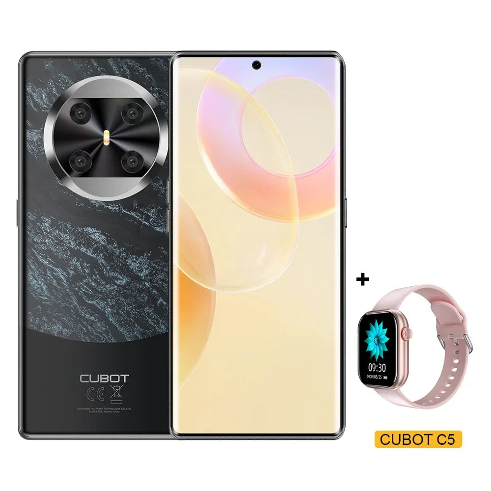 [NEW] CUBOT Android Smartphone X90, 6.67" AMOLED Curved 120Hz Display, 32GB RAM (16GB+16GB), 256GB ROM, Helio G99, NFC, 100MP