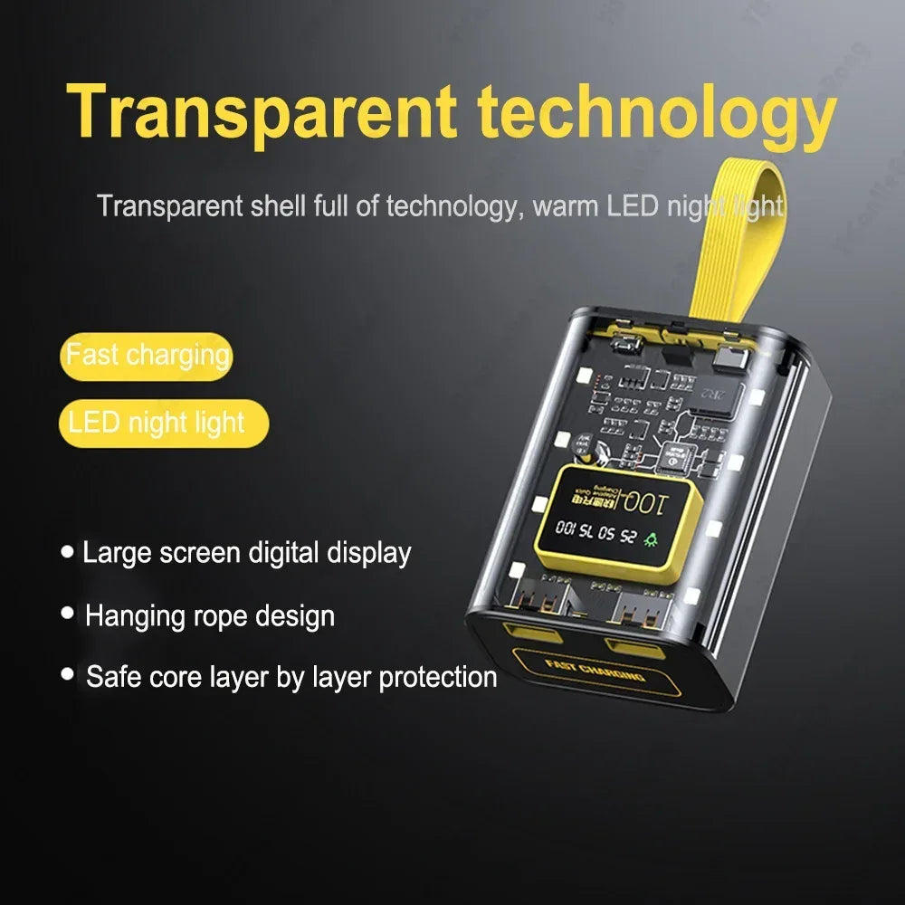 DIY Power Bank Box for 3*18650 Batteries Dual USB Fast Charging 5V 2A With LED Night Light Battery Case For Phone Charging