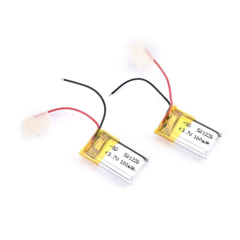 1Pc New 3.7V 100mAh LiPo 1S Polymer Rechargeable Battery Anki Overdrive Headset
