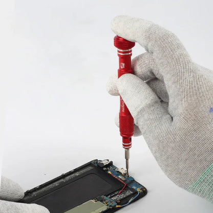 MECHANIC AS-02 Anti-static Gloves PU Coating Fibre Non-Slip Electricity Proof For Electronic Work Protective Gloves L/M size