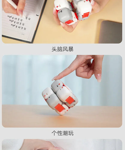 Original Xiaomi Smart Spinner Finger Cubes plus plus plus Big Bricks Toys Fidget Magic Cubes Infinity Toys Anti Stress Anxiety