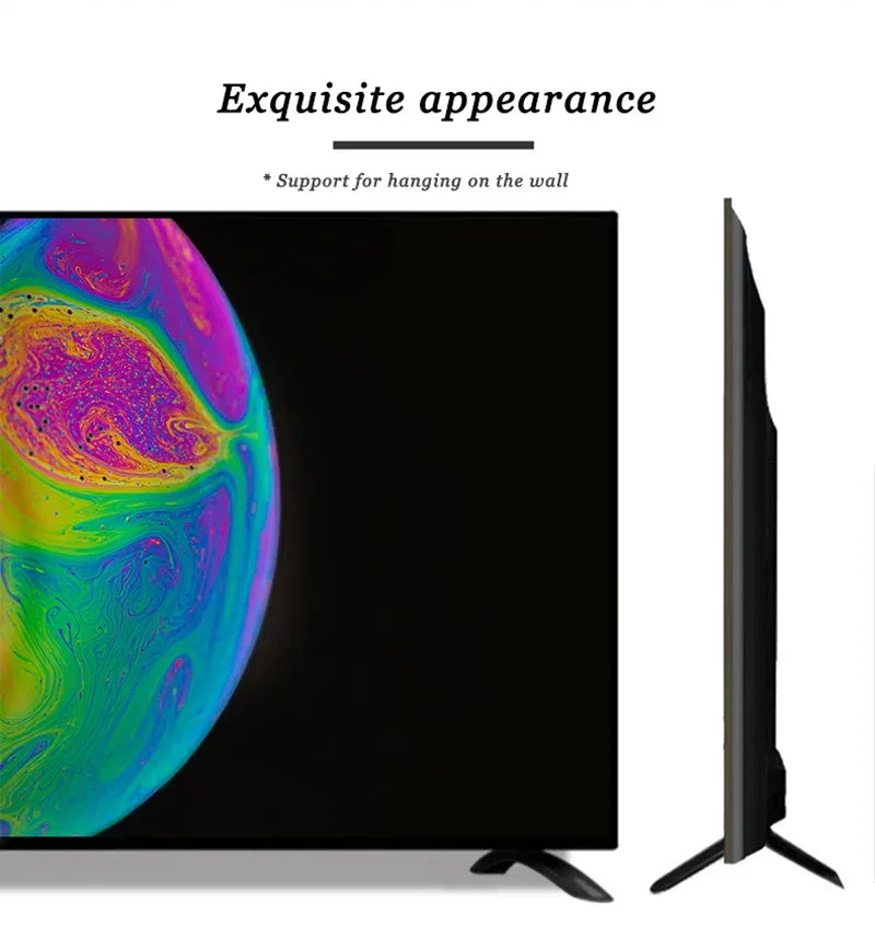 Android LED Smart TV 43 50 55 65 Inch Frameless LCD HD TV Hotels Verified Quality Lcd Screen Display